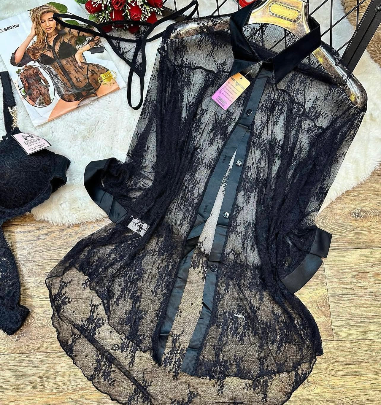 Chemise transparente 🦋👌🏻